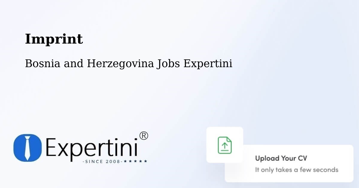 Imprint – Knežica - Bosnia and Herzegovina Jobs Expertini